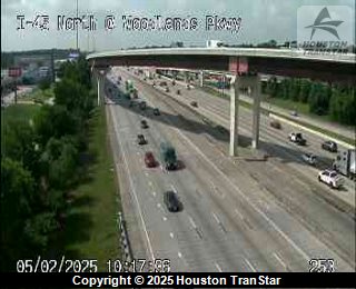 IH-45 NORTH @ WOODLANDS PARKWAY, FACING East