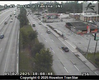 IH-45 NORTH @ TAMINA N, FACING West