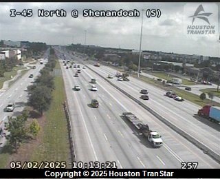 IH-45 NORTH @ Shenandoah Parkway S, FACING West