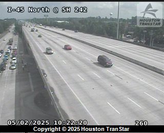 IH-45 NORTH @ SH-242, FACING West