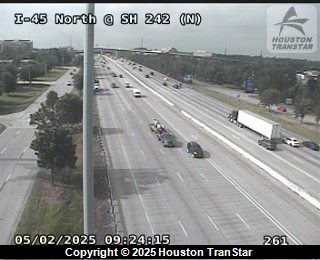 IH-45 NORTH @ SH-242 N, FACING East