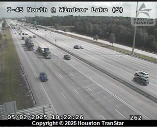 IH-45 NORTH @ Windsor Lake, FACING West