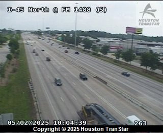 IH-45 NORTH @ FM-1488 S, FACING West