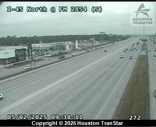 IH-45 North @ FM 2854 (S), FACING East