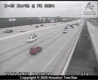 IH-45 North @ FM 2854, FACING East