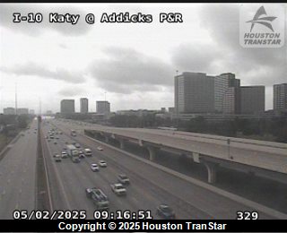 10 Katy @ Addicks Park and Ride, FACING North