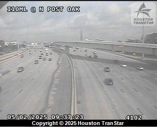 IH-10ML @ N Post Oak, FACING Unknown