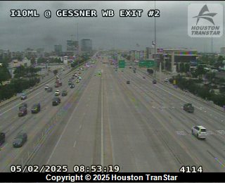 IH-10ML @ Gessner WB Exit #2, FACING Unknown