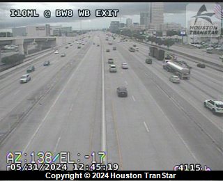 IH-10ML @ BW8 WB Exit, FACING Unknown