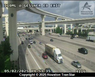 IH-10ML @ Gessner EB Exit, FACING Unknown