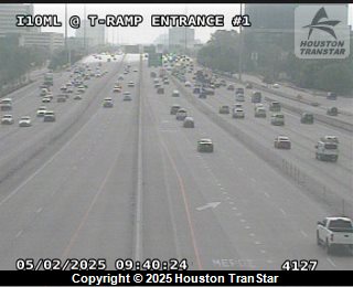 IH-10ML @ T-Ramp Entrance # 1, FACING Unknown