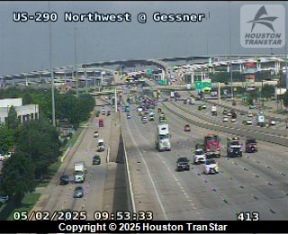 290 NORTHWEST @ GESSNER, FACING South