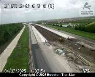 288 South SB @ SH 6 (N), FACING West
