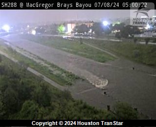 SH288 @ MacGregor (Brays Bayou), FACING West