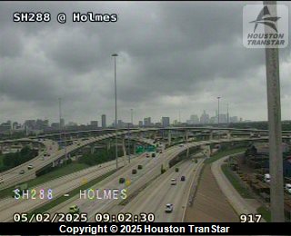 SH288 @ Holmes, FACING East