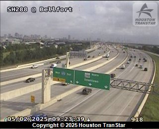 SH288 @ Bellfort, FACING East