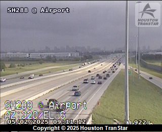 SH288 @ Airport, FACING East