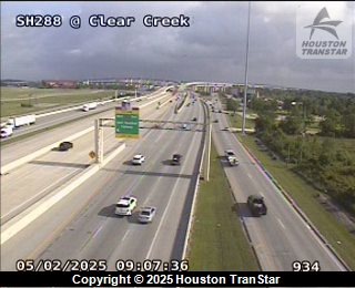 SH288 @ Clear Creek, FACING East