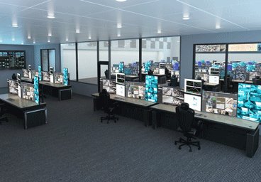 TranStar control room renovation back office
