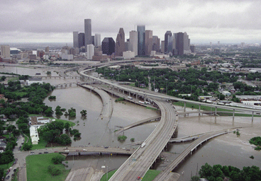 Houston flooded after storm