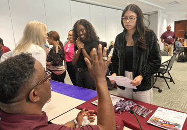 Student engagement at impact event