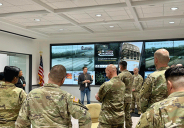 Army on tour at TranStar