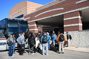 Tour outside TranStar