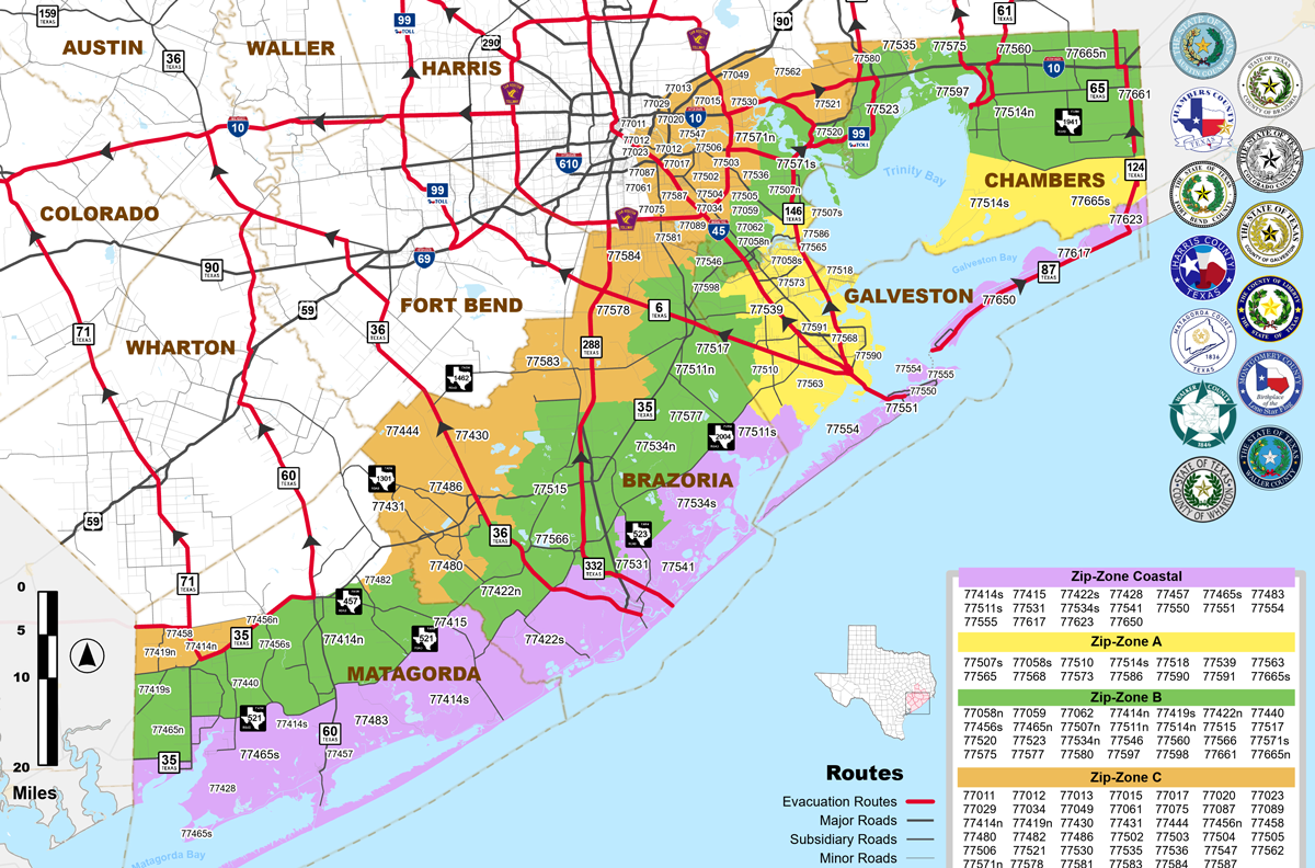 HGAC map of zip codes