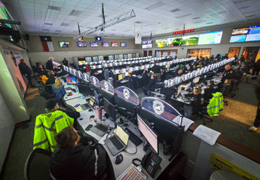 Partners briefing in EOC image