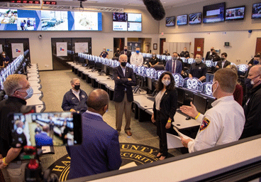 President Biden visits TranStar image