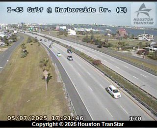 IH-45 Gulf at HARBORSIDE DR (E)